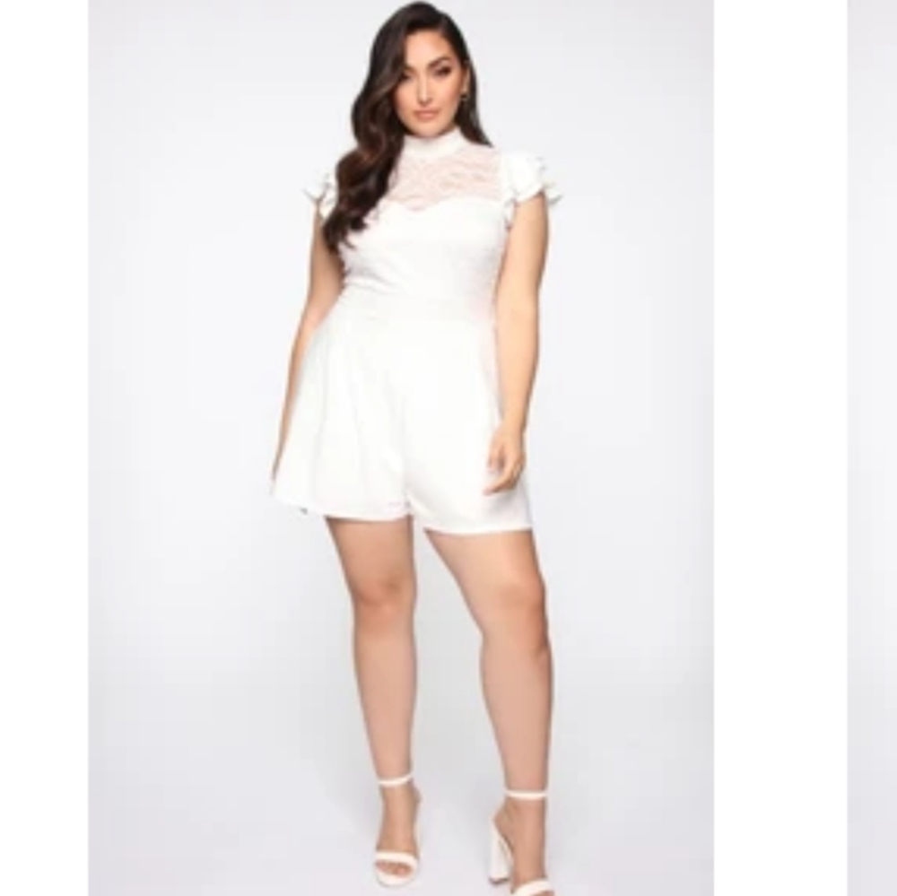 Abba Lace Romper